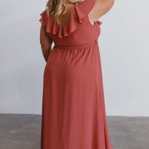 Baltic Born Katya Ruffle Maxi Dress - XL - only worn once!